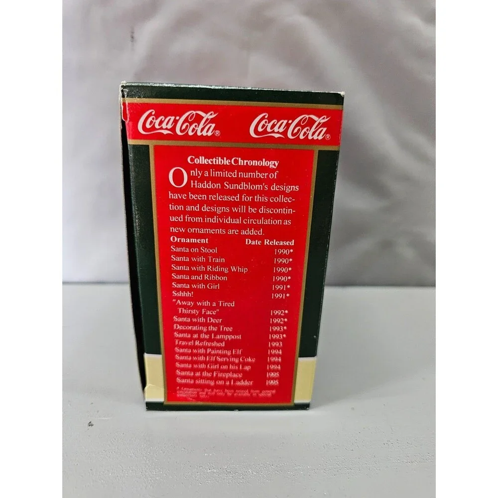 Coca Cola Trim A Tree Ornament 1995 1964 Things Go Better With Coke NIB